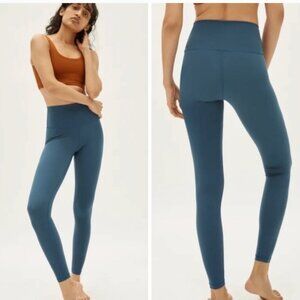 EVERLANE The Perform Ankle Leggings in Deep Aegean Size S